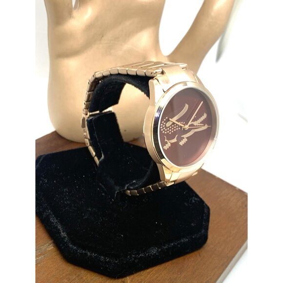 Lacoste Women's Watch 2001191 Ladycroc Quartz Rose Gold Stainless Steel 36mm - Picture 13 of 13